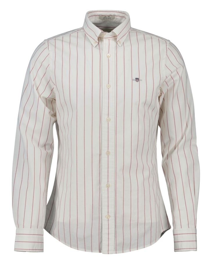 SLIM OXFORD STRETCH STRIPE SHIRT