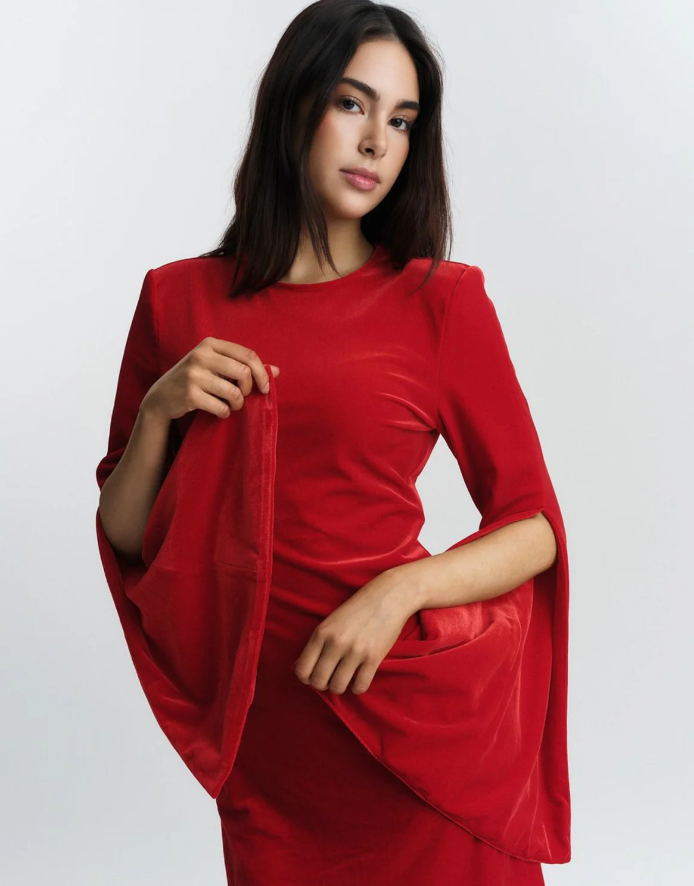 Nova Velour Dress