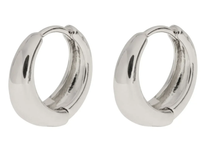 Faye Classic Wide Hoop Earrings