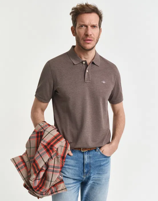 Reg Shield Ss Pique Polo