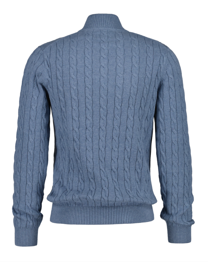 Cotton Cable Half Zip