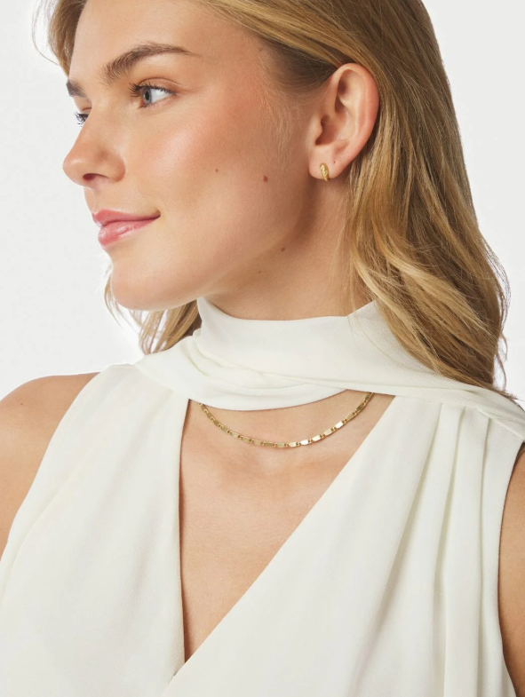 Inge Chiffon Top Offwhite
