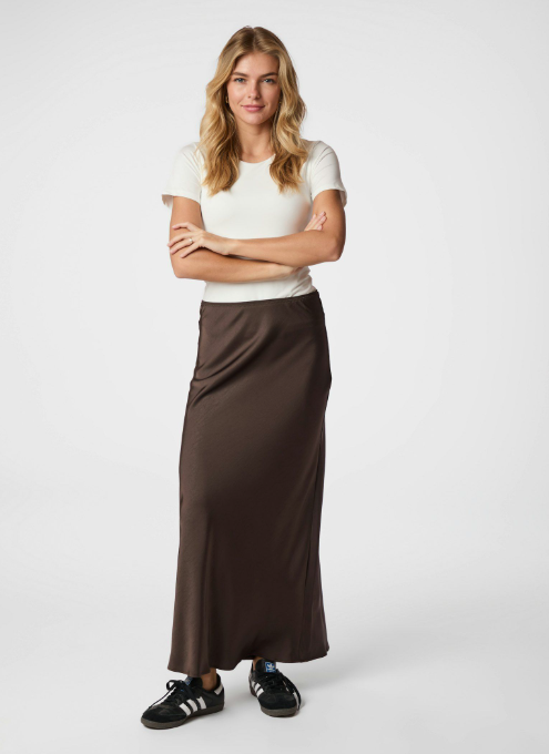 Vicky Heavy Sateen Skirt