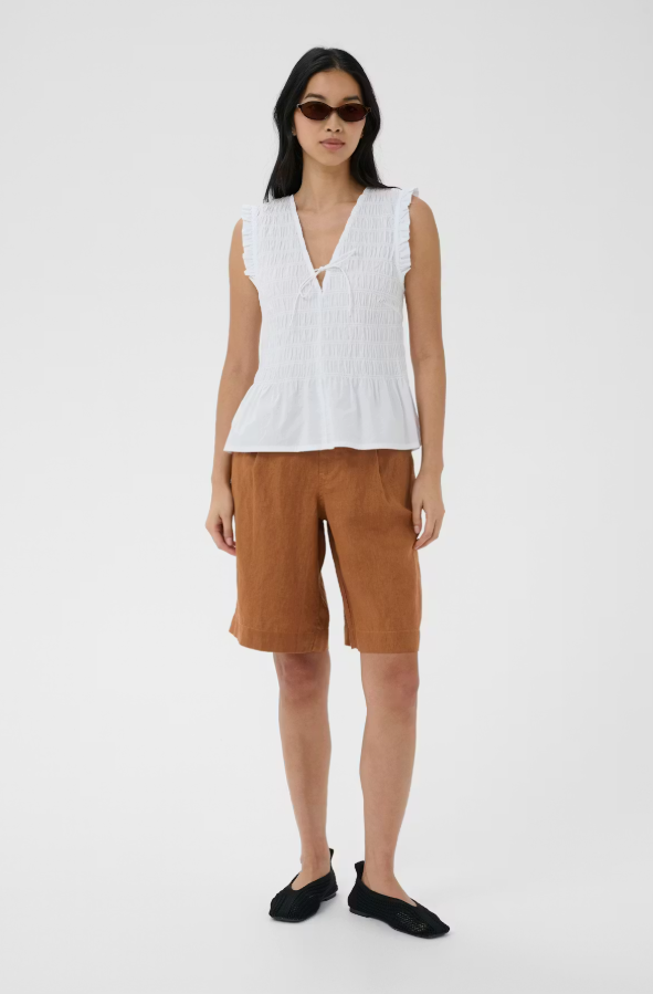 BerniaPW Linen Shorts Argan Oil