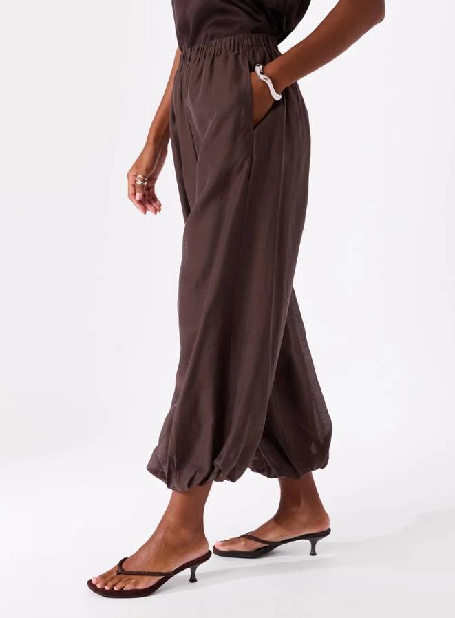 Peach Bukse Chocolate Brown