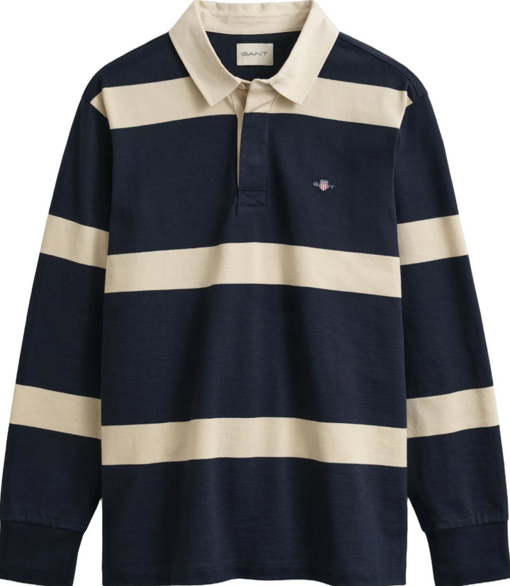 Striped Rugger Evening Blue