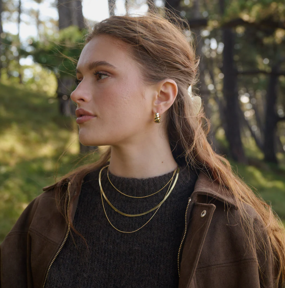 Matilde Triple Chain Necklace