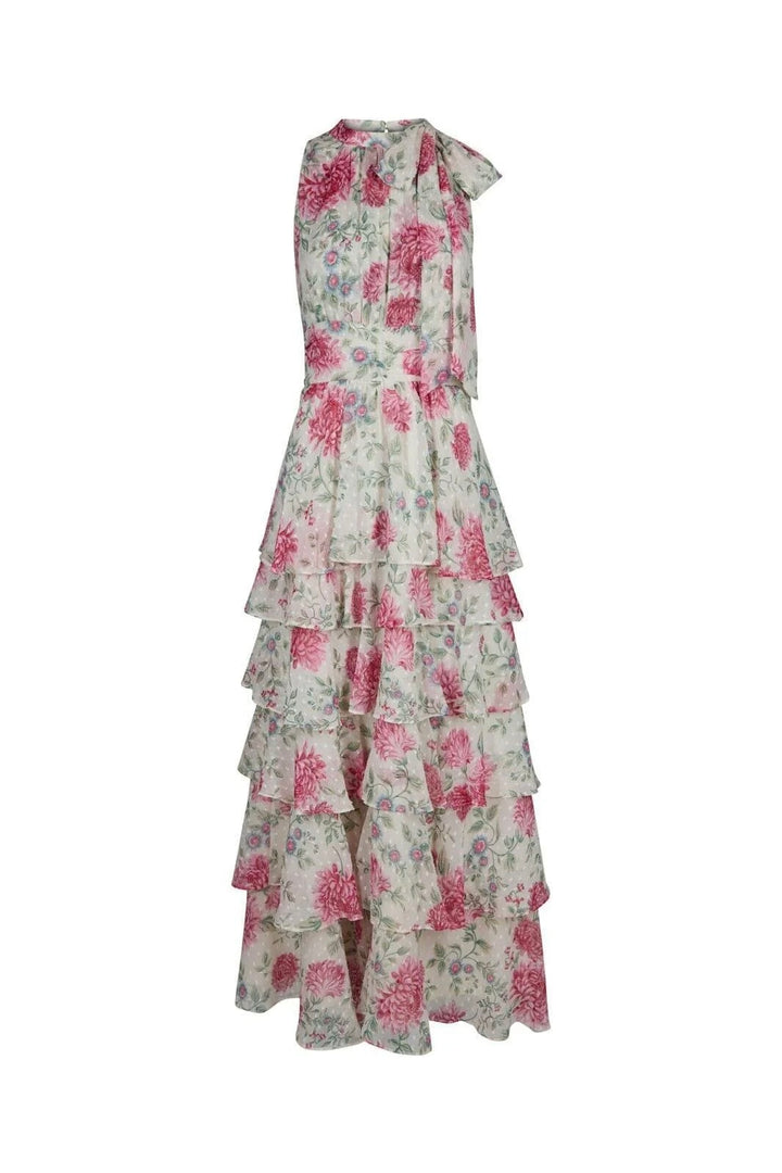 Marli Big Flower Dress Creme