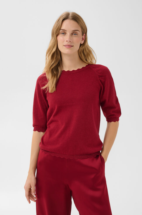 DotPW Pullover Biking Red with Lurex