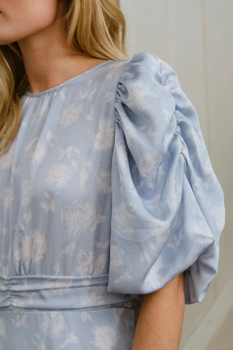 Kikka Faded Dress Light Blue