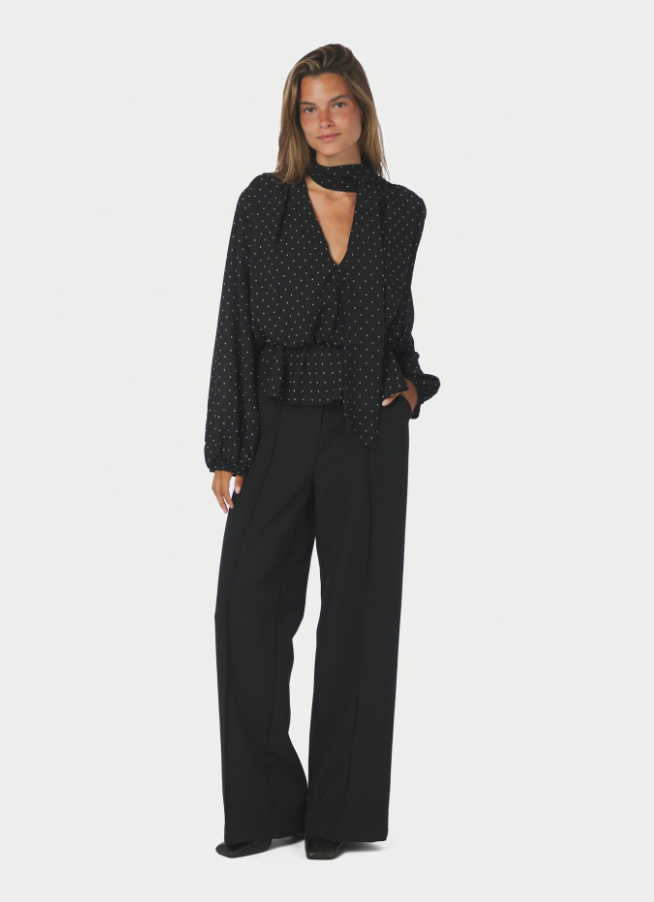 Ettalie Dot Blouse