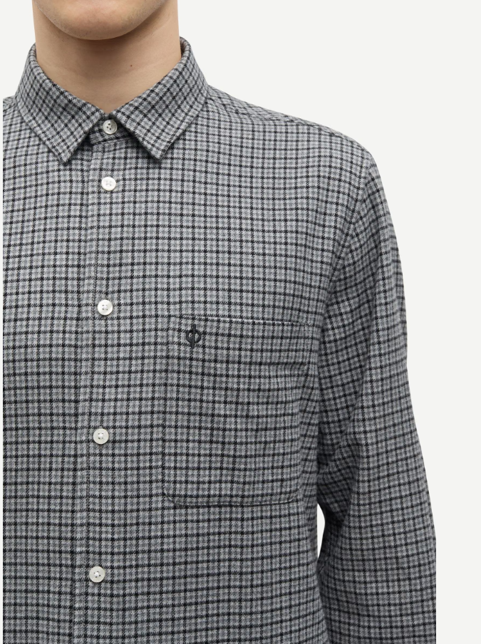 Saliam NJ Shirt 15839 Grey Melange Ch.