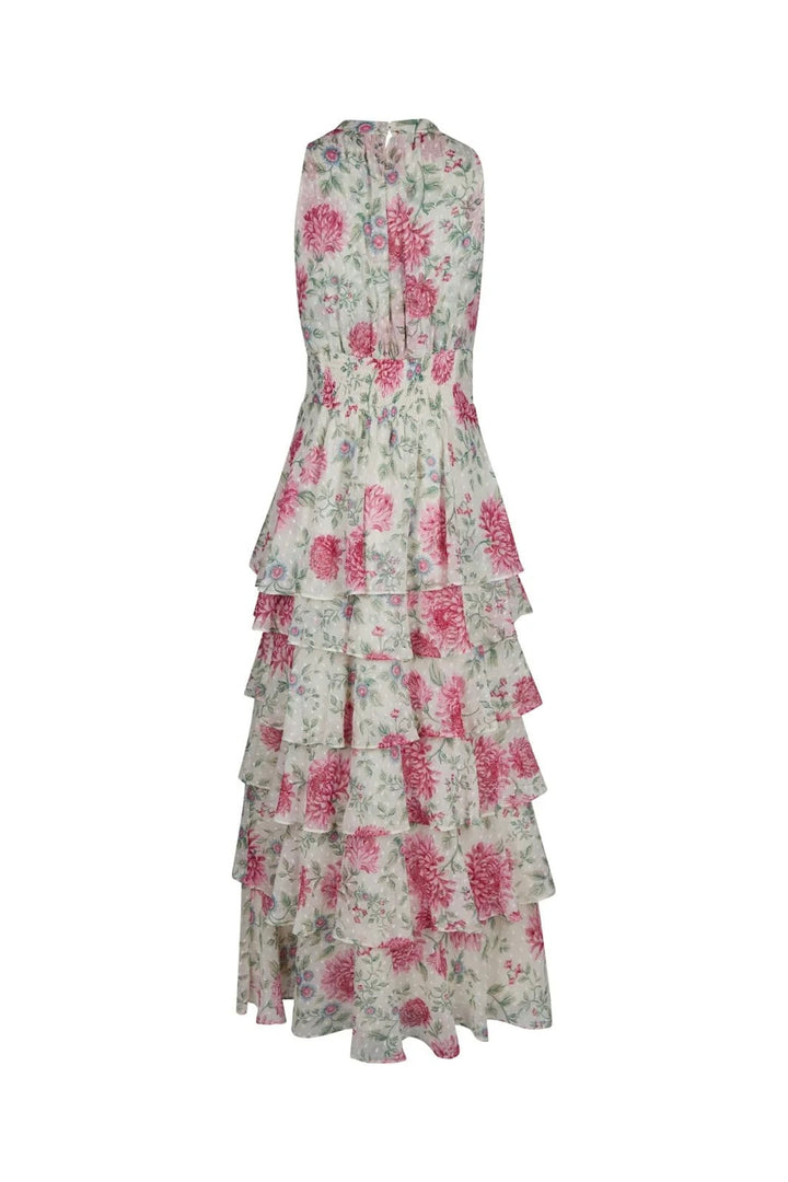 Marli Big Flower Dress Creme