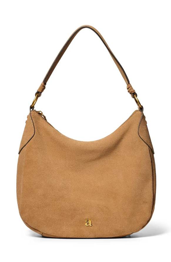 Suede Hobo Bag