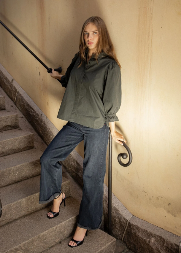 Amy Shirt Moss Green