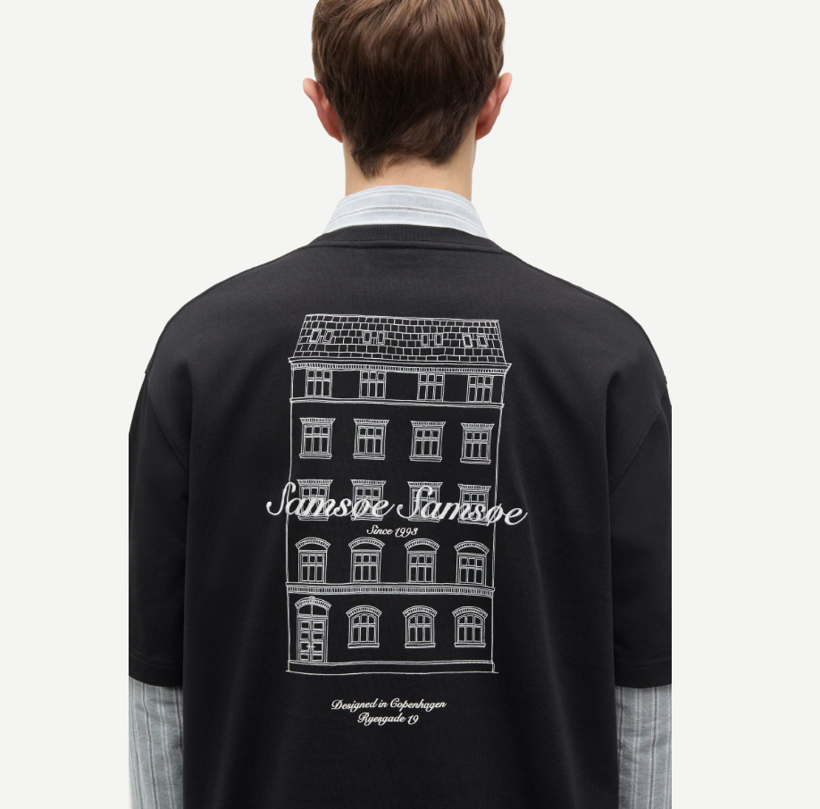 Sauni T-Shirt 11725 Black Building