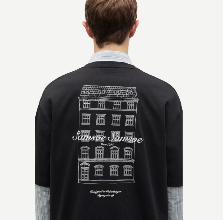 Sauni T-Shirt 11725 Black Building