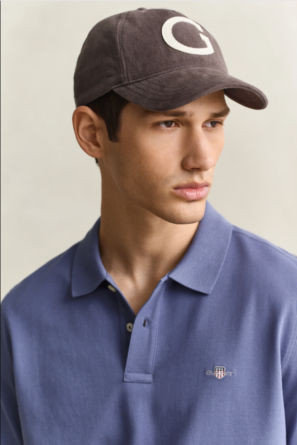 Reg Shield SS Pique Polo Blue Horizon