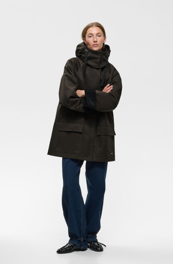HunteryIW Padded Jacket Chocolate Brown