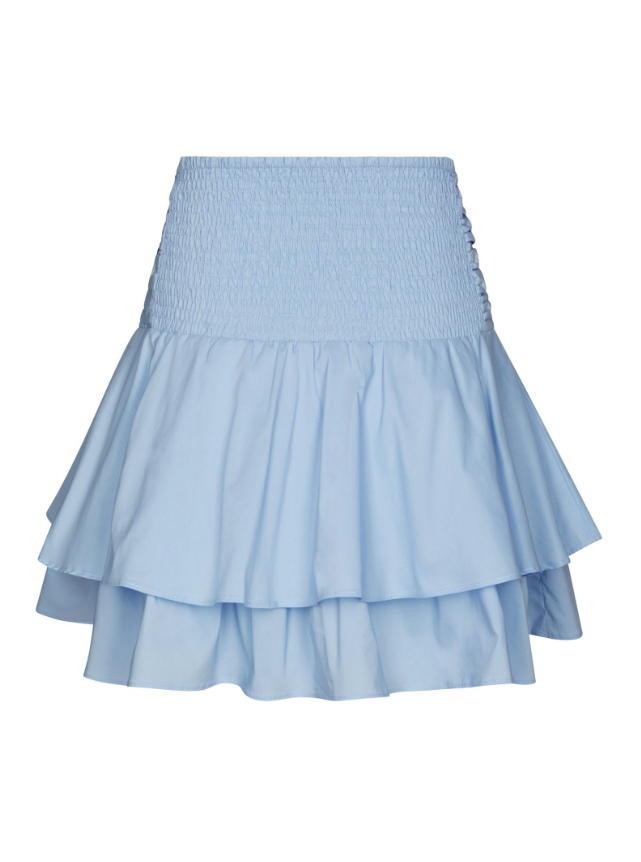Janie Poplin Skirt Light Blue