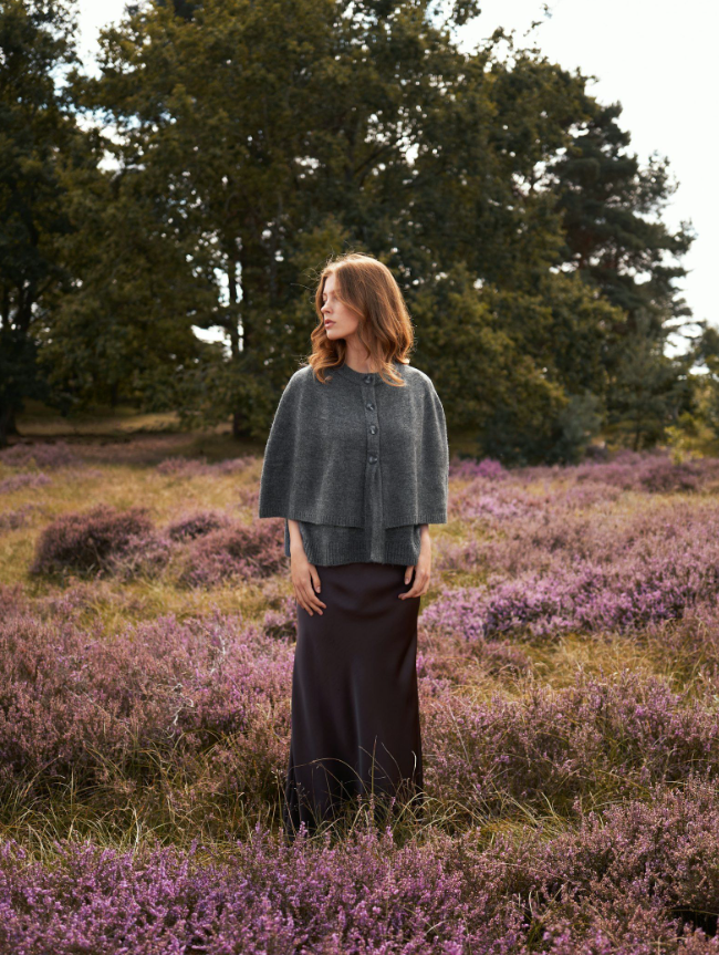 Josei Double Knit Cape