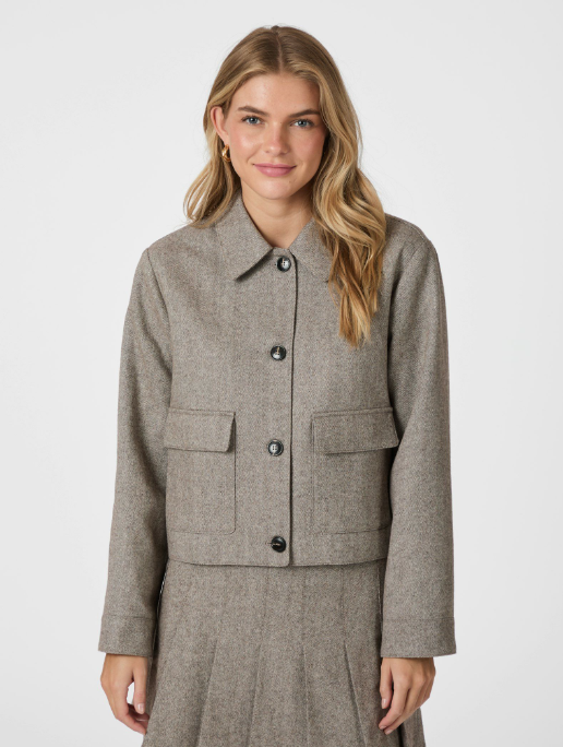 Romana Herringbone Jacket