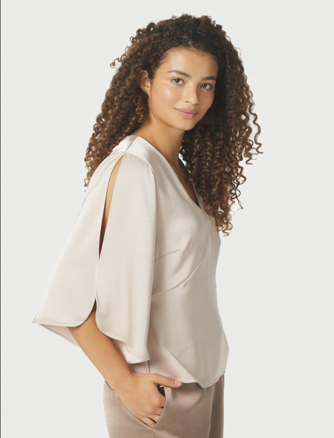 Remana Heavy Sateen Blouse