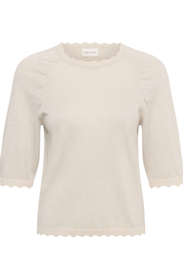 DotPW Pullover Whitecap Gray with Lurex