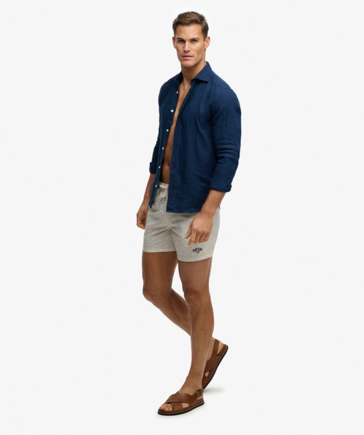 Premium Printed 15 Swim Shorts Mini Geo
