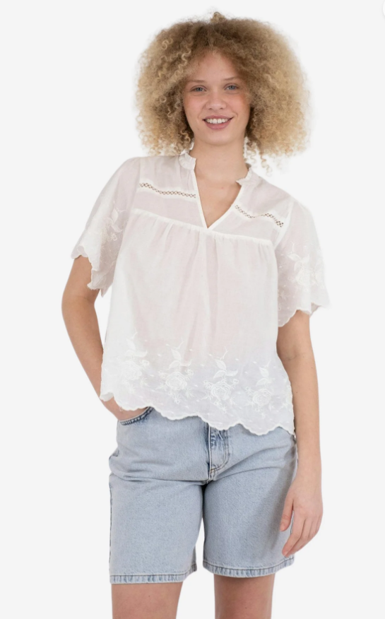 Micheline Emb Blouse