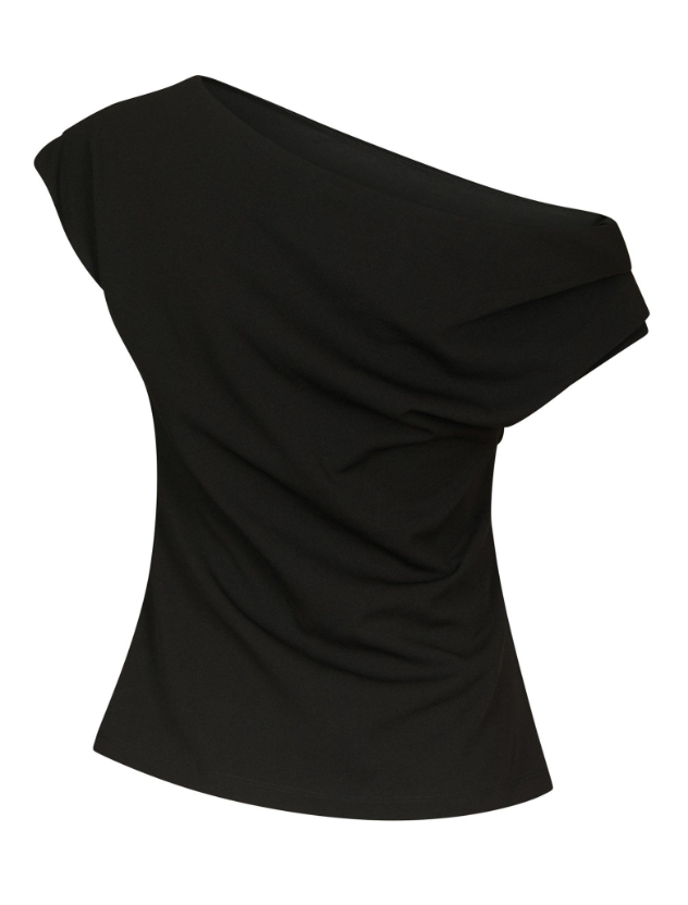Mabelle Drapy Top Black