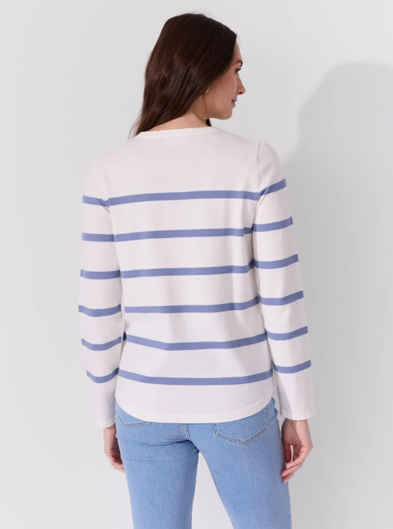 Lucilla Stripet Genser