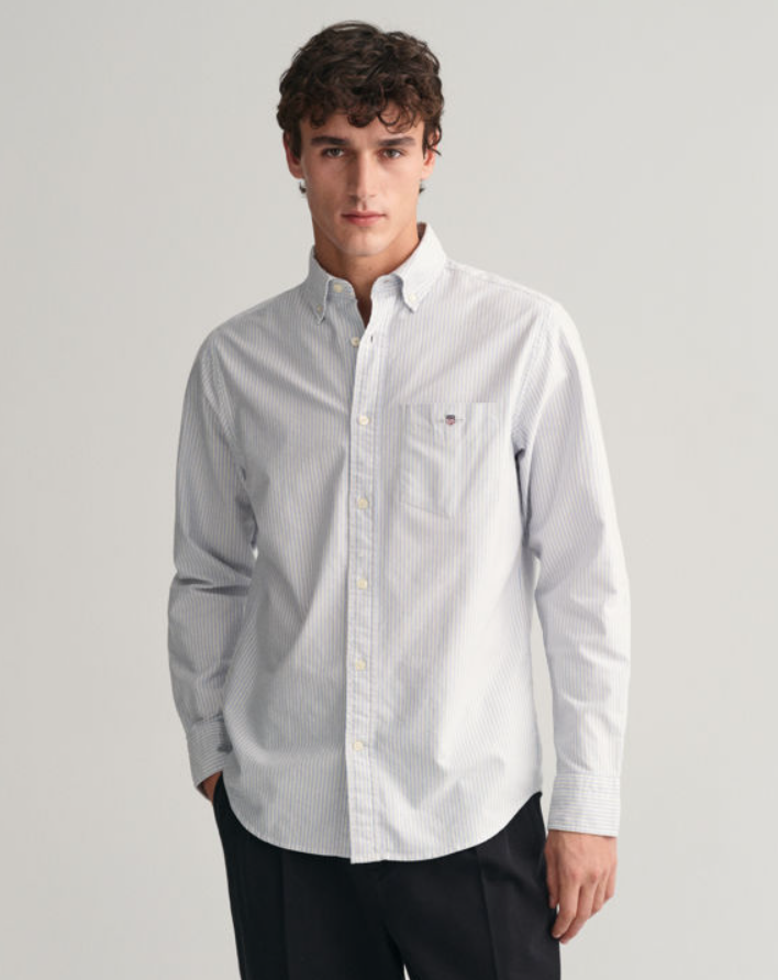 Reg Oxford Banker Stripe Shirt