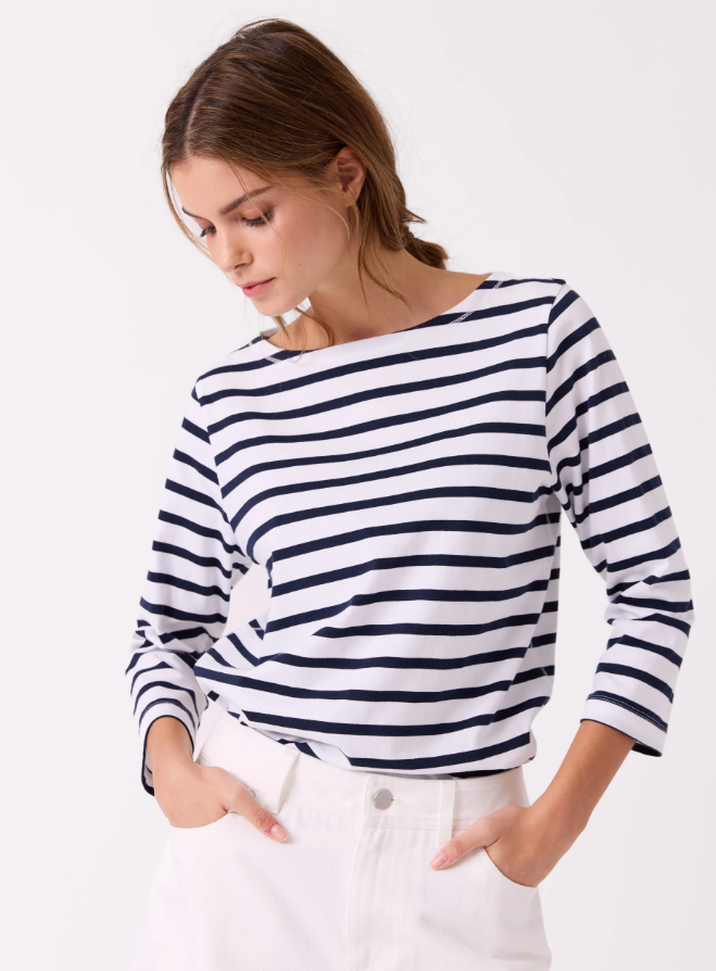 Sailor Stripete T-Skjorte Sky Captain