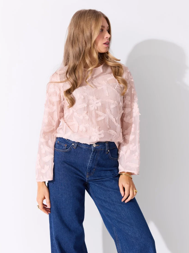 Isadora Bluse Mauve Pink