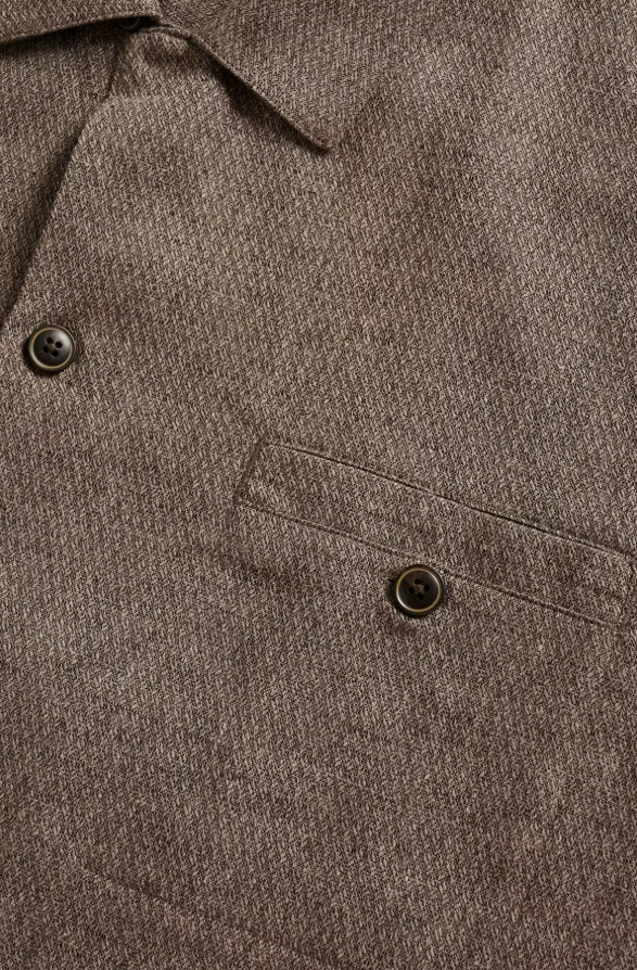 MAFlint Heritage Shirt Chocolate Brown