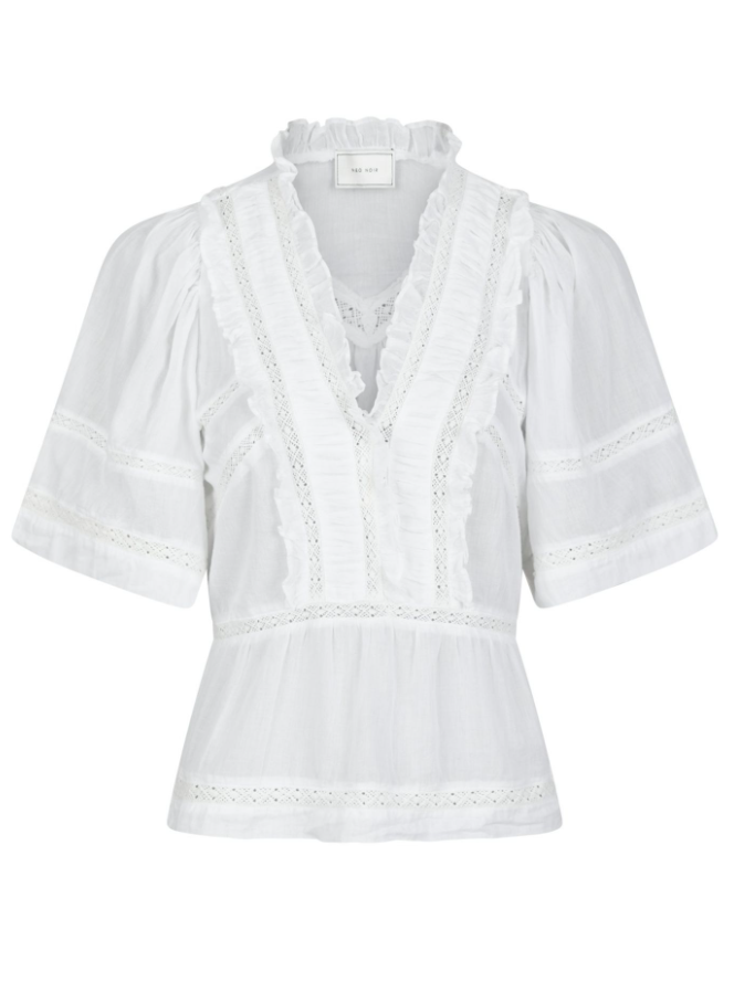Evienne S Voile Top White
