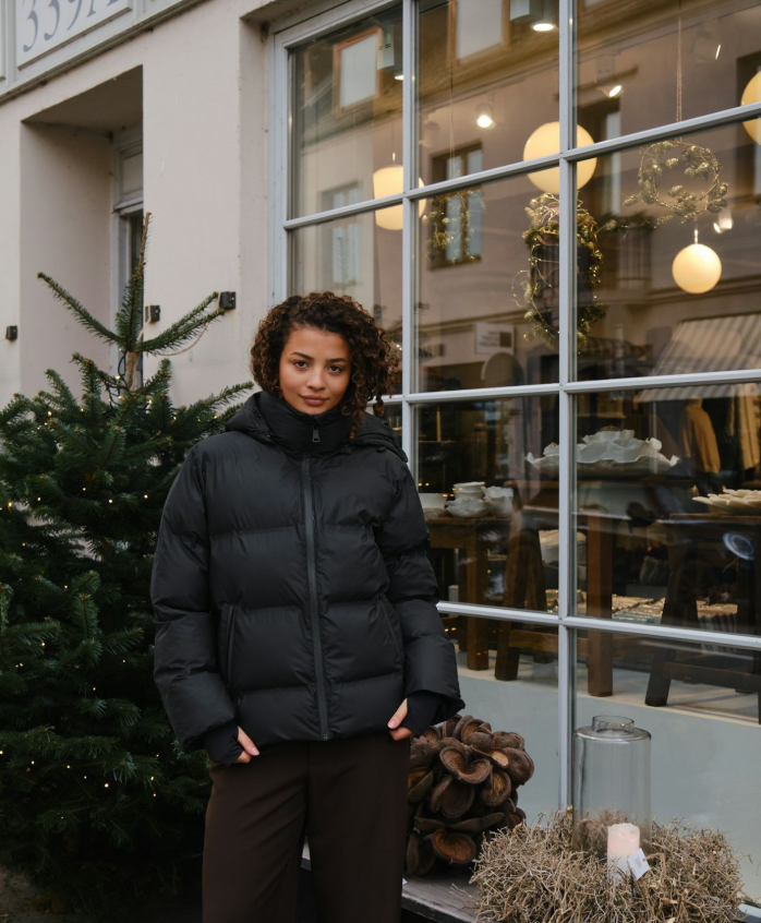 Fox C Puffer Jacket Black