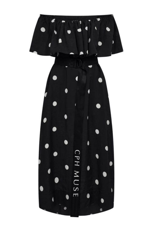 CMfie Dress Black W. Jet