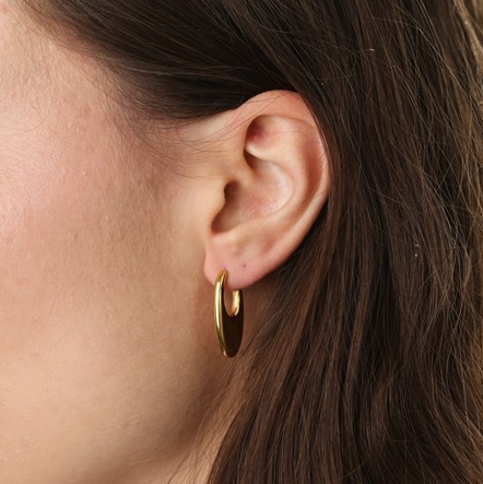 Runa  Liquid Earrings Gold