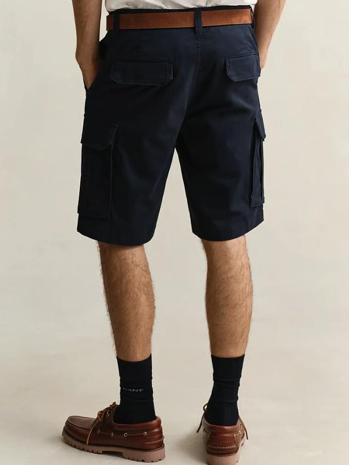 Reg Classic Cargo Shorts Evening Blue