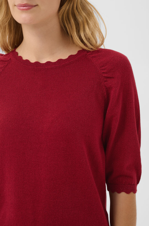 DotPW Pullover Biking Red with Lurex