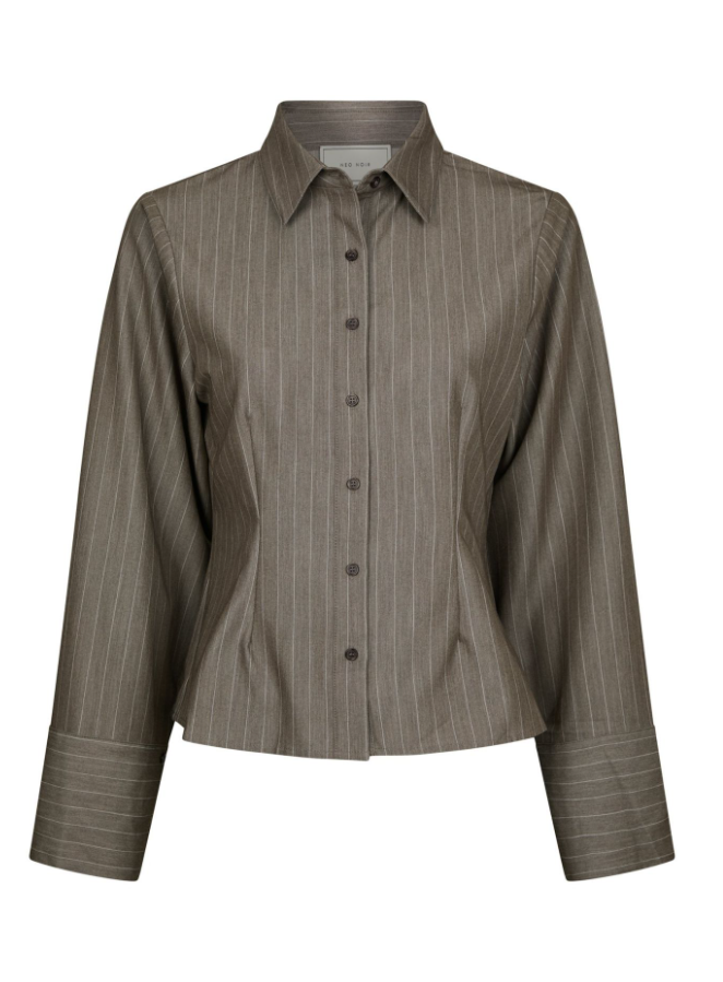 Rosa Pinstrpe Melange Shirt