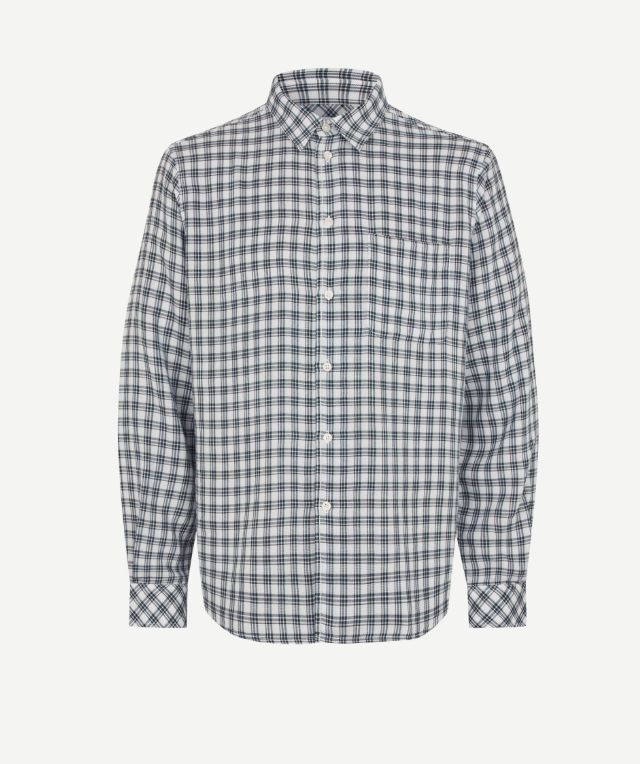 Saryan J Shirt 15566 Blue Check