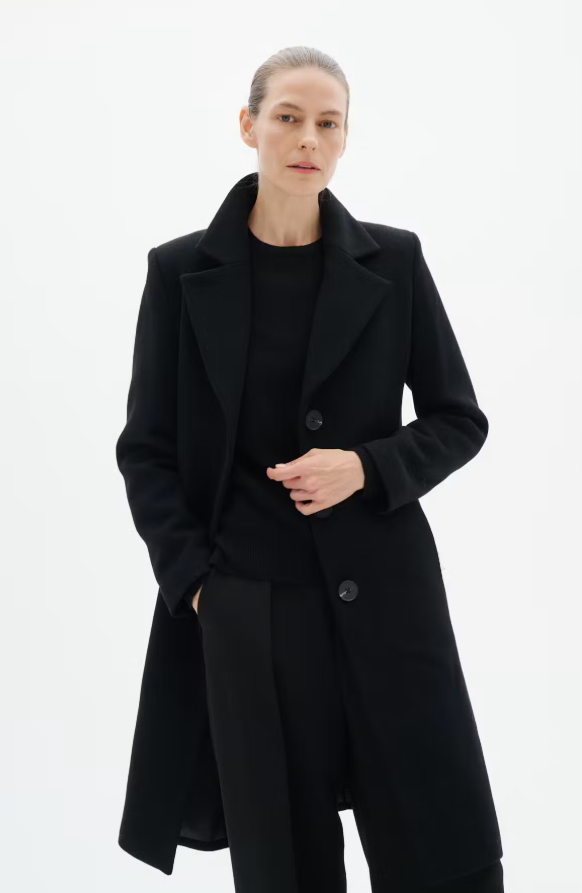 ZorahIW Classic Coat Black
