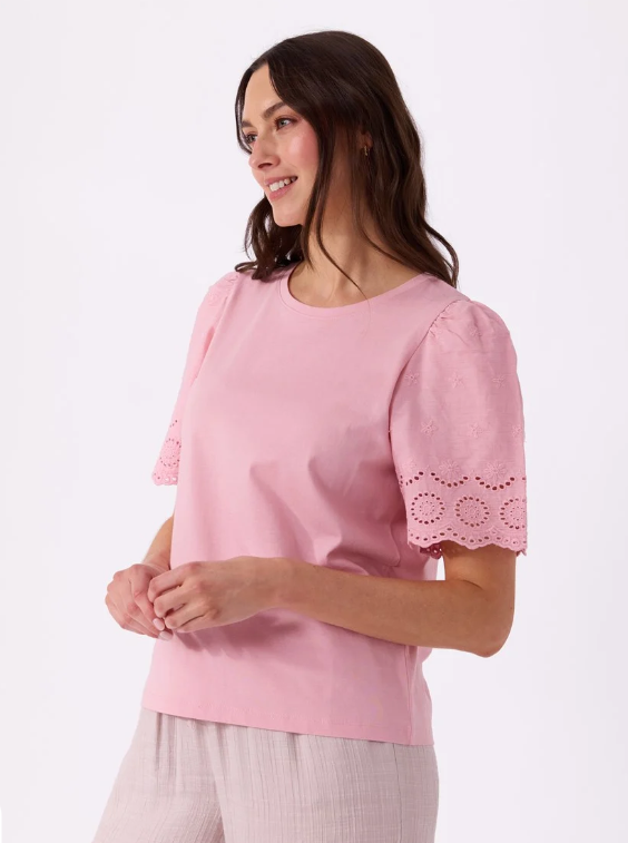 Nina T-Shirt Bleached Ma