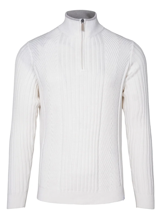 Cooper Zip Offwhite