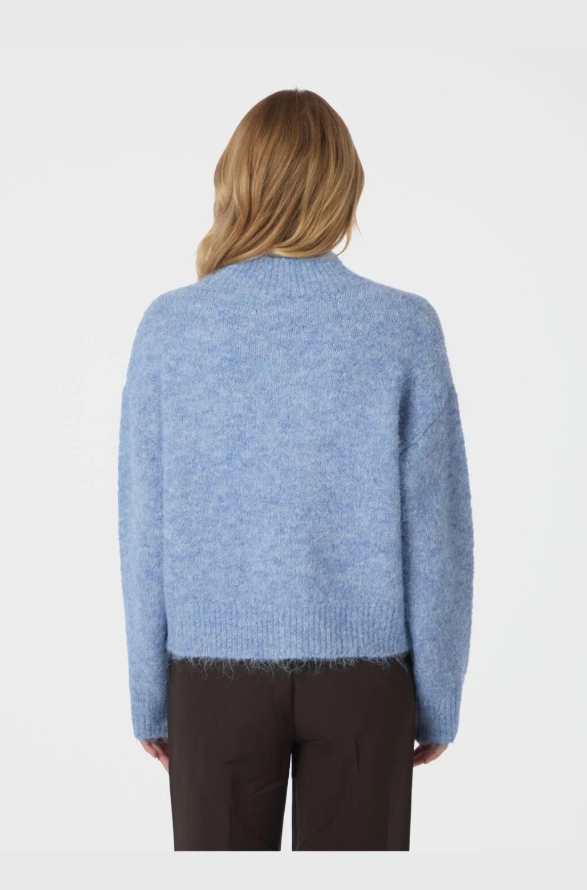 Paulina Fluffy Knit Blouse