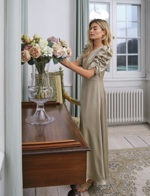 Benuti Solid Dress Light Green