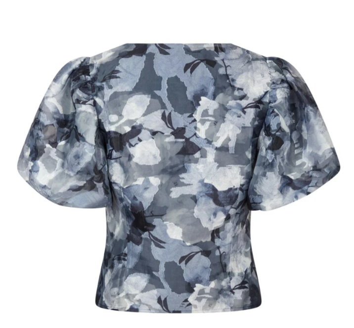 Camia Brocade Floral Blouse